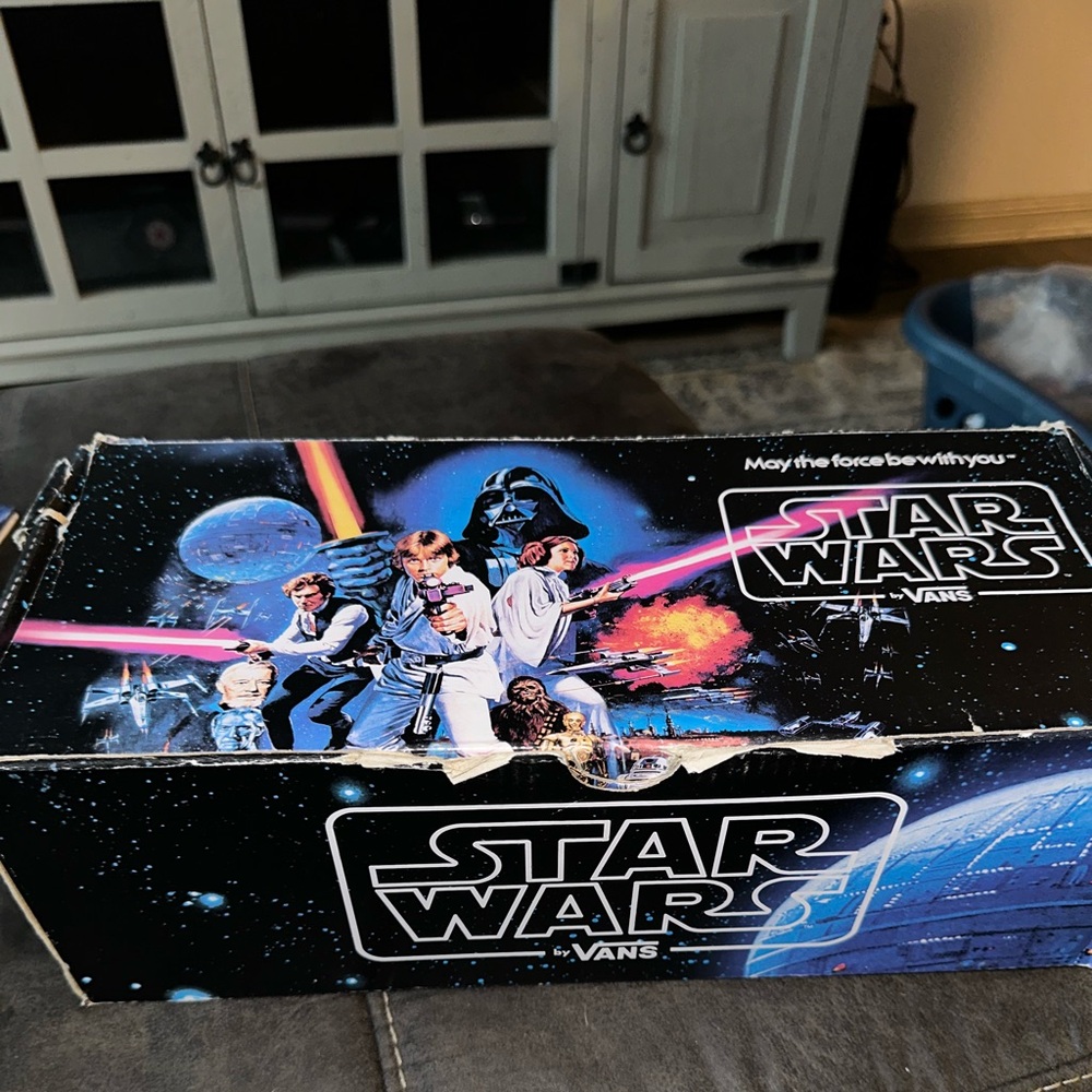Vans Star Wars Men's Sneakers - Black and Blue - Picture 3 of 4